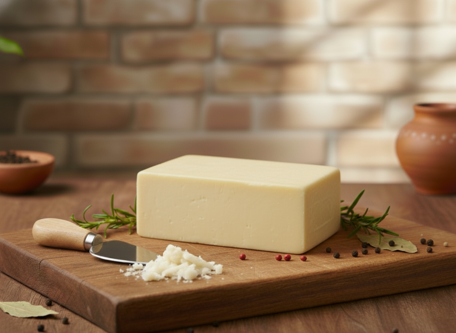 Mishti Gourmet Premium Artisanal Cheddar Cheese Block 1KG