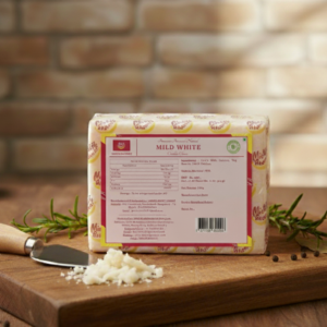 Mishti Gourmet Premium Artisanal Natural Mild White Cheddar 200g